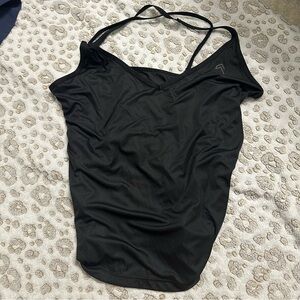 Oner Active Go To Strappy Loose Vest Tank Top Size XL - black